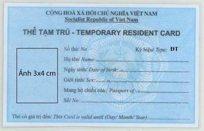 What types of temporary residence card for investors